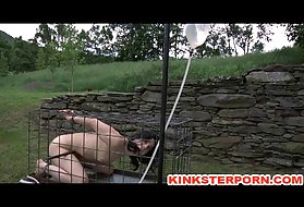 Kentät bdsm häkkiin lukittu peräruiske orja, palvelija porno puhelimen 5230