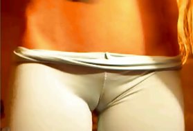 Romanian blondi tyttö hämmästyttävä cameltoe osa 2 hämmästyttävä