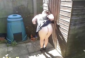 Vitun parit porno slutty maid, puutarha puutarhuri