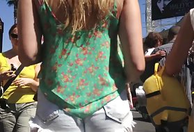 Seksiä, intohimoa, video, lyhyet shortsit - alaisena oslo, posket perse